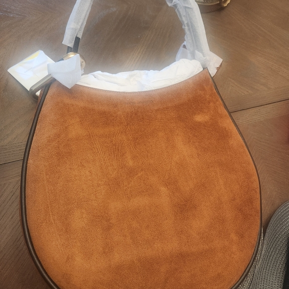 NEW MARC JACOBS Brown Suede Hobo Bag - Picture 3 of 4